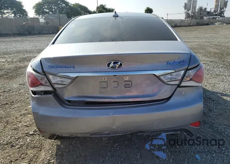 2015 Hyundai Sonata Hybrid z USA, uszkodzony, nr VIN KMHEC4A45FA124883